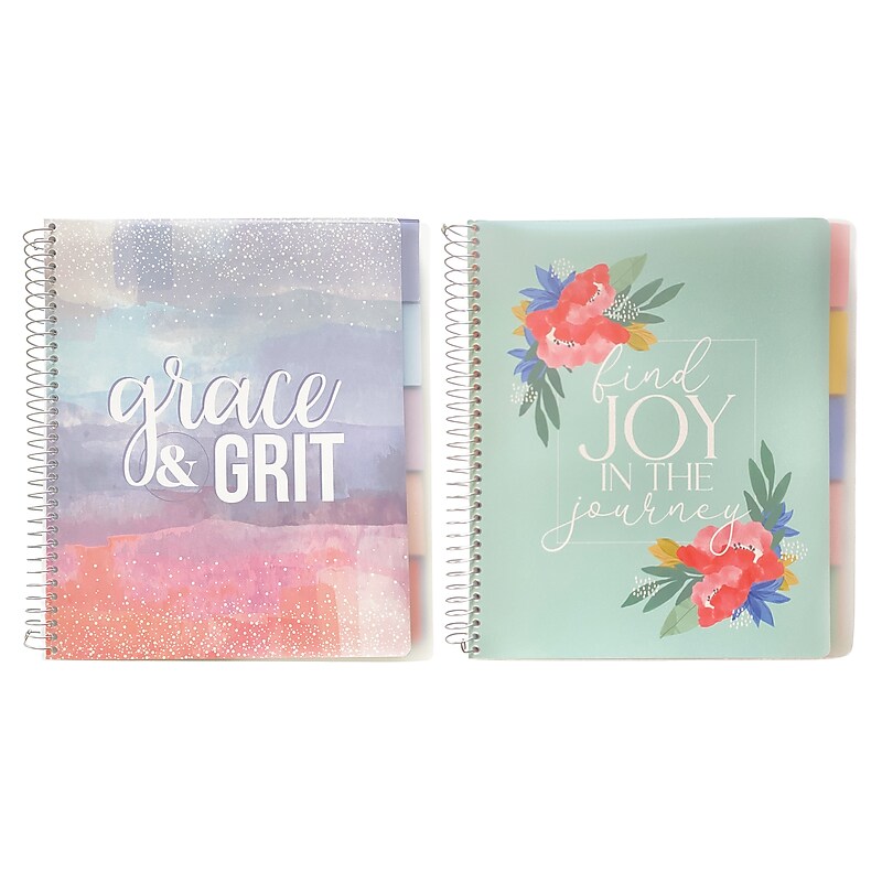 Carolina Pad Silver Lining 5-Subject Notebook, 9.75" x 11", College-Ruled, 150 Sheets, Color chosen at random (17504) image 1