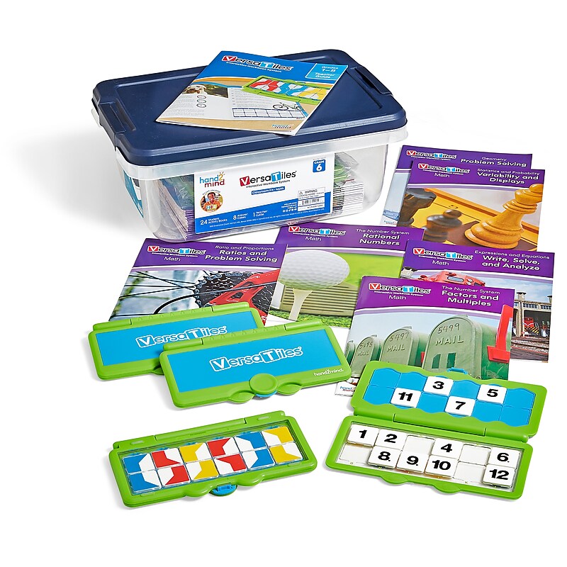 hand2mind VersaTiles Grade 6 Math Classroom Kit (H2M-84697) image 1