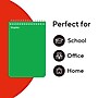Staples Memo Pad, 4" x 6", College Ruled, Assorted Colors, 50 Sheets/Pad, 5 Pads/Pack (ST11494N)~#|#~2AD310B6-66AC-4712-81FAF772AD8A9636_sc7