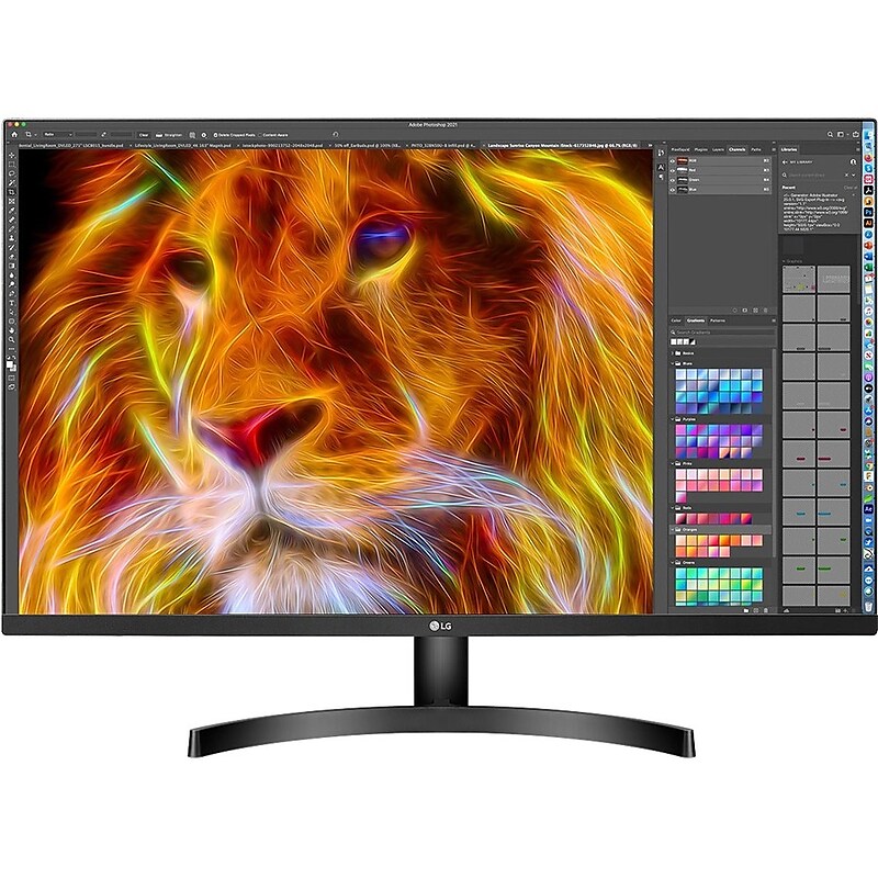 LG UltraFine 32" 4K Ultra HD 60Hz LCD Monitor, Textured Black (32BN50U-B) image 1