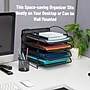 Mind Reader 4-Pocket Metal Mesh Mountable Wall File, Letter Size, Black (4THANG-BLK)~#|#~2AD418CD-D3D5-42BC-AFDC5E4301EF5400_sc7