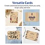 Avery Integrated Cards, 6" x 9", Matte Kraft Brown, 25/Pack (95354)~#|#~2AD5DC4C-8FAF-40EB-A861140EB14F39A7_sc7
