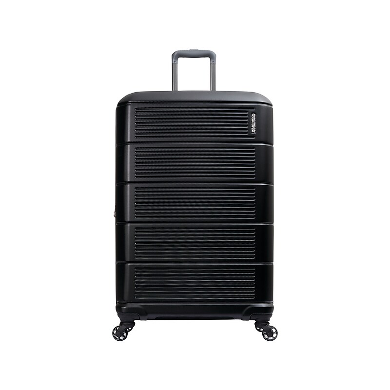 American Tourister Stratum 2.0 32.5" Hardside Suitcase, 4-Wheeled Spinner, Jet Black (142350-1465) image 1