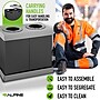 Alpine Industries Plastic 2-Compartment Indoor Trash Can and Recycling Bin, 28 Gallon, Gray, 2/Pack (ALP471-02-BLK-2PK)~#|#~2ADFDD77-1110-4E22-9418DF4EFE779918_sc7