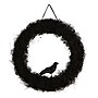 Nearly Natural Halloween Black Raven Twig Wreath, 30" (W1195)~#|#~2AE015EF-430E-42F5-A4E6511A986B5262_sc7