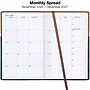 2026-2027 Excello Brands 5" x 8" Weekly & Monthly Planner, Paperboard Cover, Black/Brown (RRY27-PKT58-BN)~#|#~2AE80407-232A-4DF6-8F423630BABB6F99_sc7