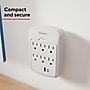 Staples TECH 6-Outlet Adapter, 1800 Joules, White (ST62764)~#|#~2AED4255-CC17-4768-B289581D3B145483_sc7