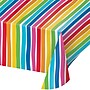 Say Hooray! Bright Vibes 54 in. x 96 in. Paper Tablecloth, Multicolored, 4/Pack (DTC382575TC)~#|#~2AEE5D6B-9A63-4378-8C5455AA93CD8E4D_sc7