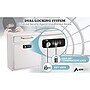 AdirOffice Steel Large Wall Mounted Interoffice Mailbox Drop Box, Combination Lock, White (631-04-WHI-KC)~#|#~2B00BA31-1C65-4065-A27AF4DE9A589FDD_sc7