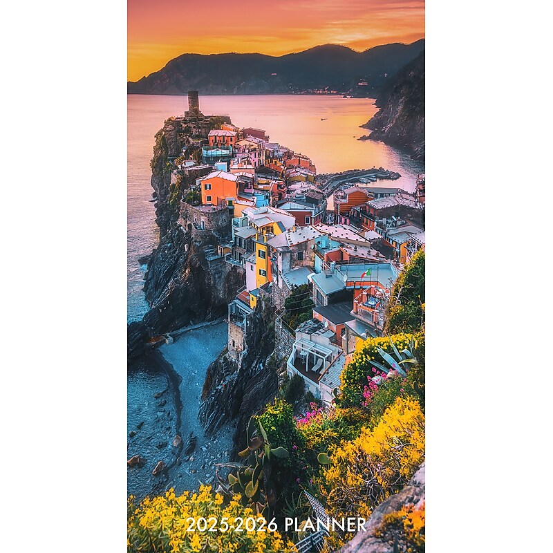 2025-2026 Willow Creek Italy 3.5" x 6.5" Yearly Planner, Paperboard Cover (47019) image 1