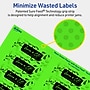 Avery Laser/Inkjet Multipurpose Rectangle Labels, 1" x 3", Neon Green, 320/Pack (94224)~#|#~2B060806-9FD6-42C4-A50750CA45310D7E_sc7
