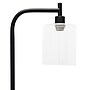 Simple Designs Modern Iron Lantern 67" Floor Lamp with Glass Shade, Black (LF2009-BLK)~#|#~2B078A02-414E-4A29-8FFDBACAADBE4BC9_sc7