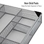 Mind Reader 6-Compartment Metal Drawer Organizer, Silver, 2/Set (2DEER-SIL)~#|#~2B0ACCC9-69D3-4275-815E4FFEA67B33DD_sc7