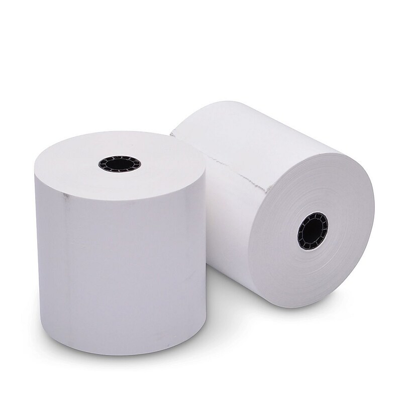 Clarion Thermal Cash Register Paper Rolls, 3 1/8" x 230', BPA Free, 10 Rolls/Pack, 5 Packs/Carton (9078-0451) image 1