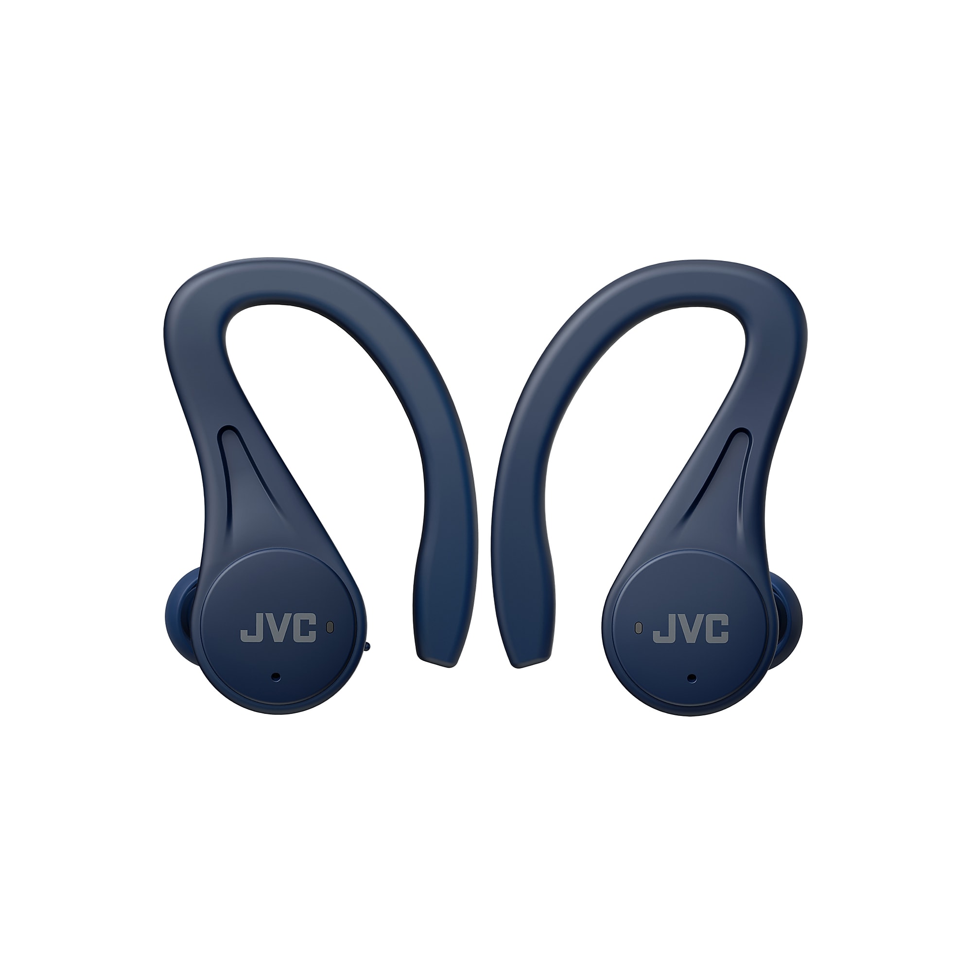 JVC Fitness True Wireless Earbuds with Microphone, Earhooks & Charging Case, Bluetooth, Blue (HA-EC25T) Sansujyuku sansujyuku.com