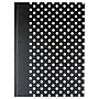 Universal Casebound Hardcover Notebook, Black with White Dots, 1-Subjects, 10 1/4 x 7 5/8, Each (66350)~#|#~2B155ED3-7322-485B-94226A0A102C4C59_sc7
