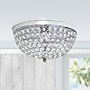 Elegant Designs Crystal 2 Light LED Flush Mount Ceiling Light, Chrome (FM1000-CHR)~#|#~2B1A0321-26BB-4578-82E0146CE4A304AC_sc7