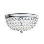 Lalia Home Crystal Glam 2 Light Ceiling LED Flush Mount, Chrome, 2/Set (LHM-2000-CH-2PK)~#|#~2B1AEEAE-A4A7-4889-819DCA3286C9869F_sc7