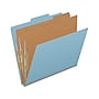 Medical Arts Press Pressboard Classification Folder, 2-Dividers, 2" Expansion, Letter Size, Blue, 10/Box (DV-T42-26-3BLU-PKT)~#|#~2B1B04A6-0B6B-49C2-947E9269B6F0655A_sc7
