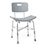 Medline Heavy Duty Bariatric Shower Chair, Armless, Back Rest, Aluminum Frame, 550 lb. Capacity (G2-102BX1)~#|#~2B1E0AA6-5EC1-41E5-B230509962F20CD4_sc7