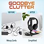 Delton M101 Wireless Noise Canceling Bluetooth Stereo Computer Headset and Stand, Black (DHSWC1101XD)~#|#~2B20355E-718A-4F58-AABC31EFB5315EAA_sc7