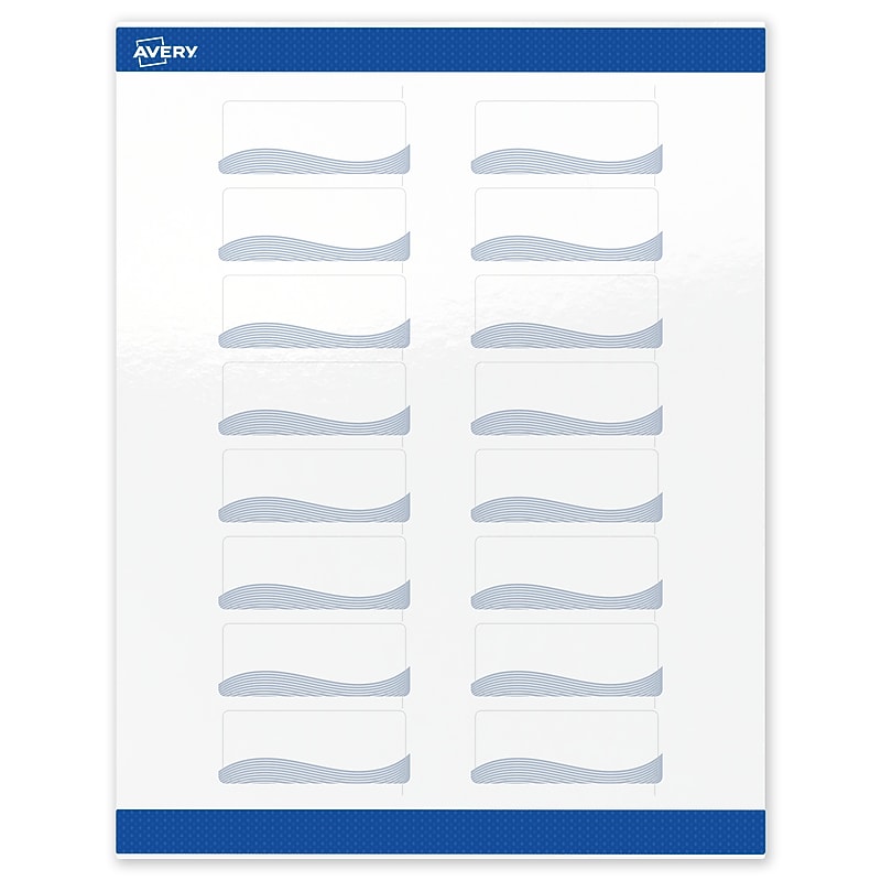 Avery Laser/Inkjet Rectangle Multipurpose Labels, 1" x 2-5/8", White, 160/Pack (S00-ETX) image 1