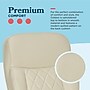 La-Z-Boy Colston Ergonomic Vegan Leather Swivel Executive Chair, Cream (60120-CRM)~#|#~2B259785-FD31-4EC6-B2D58160D22B591F_sc7