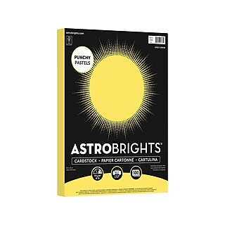 Astrobrights Punchy Pastels 65 lb. Cardstock Paper, 8.5
