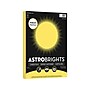 Astrobrights Punchy Pastels 65 lb. Cardstock Paper, 8.5" x 11", Lively Lemon, 100 Sheets/Ream (91785)~#|#~2B26748E-A77D-4DCC-BE0624A1D80A1B6A_sc7