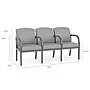 Lesro Weston 3-Seat Tandem Seating, Chambray Light Navy/Pewter (WS3103.WPW-01CHLN)~#|#~2B27D7E3-C846-4918-A753C81BCB6D378E_sc7