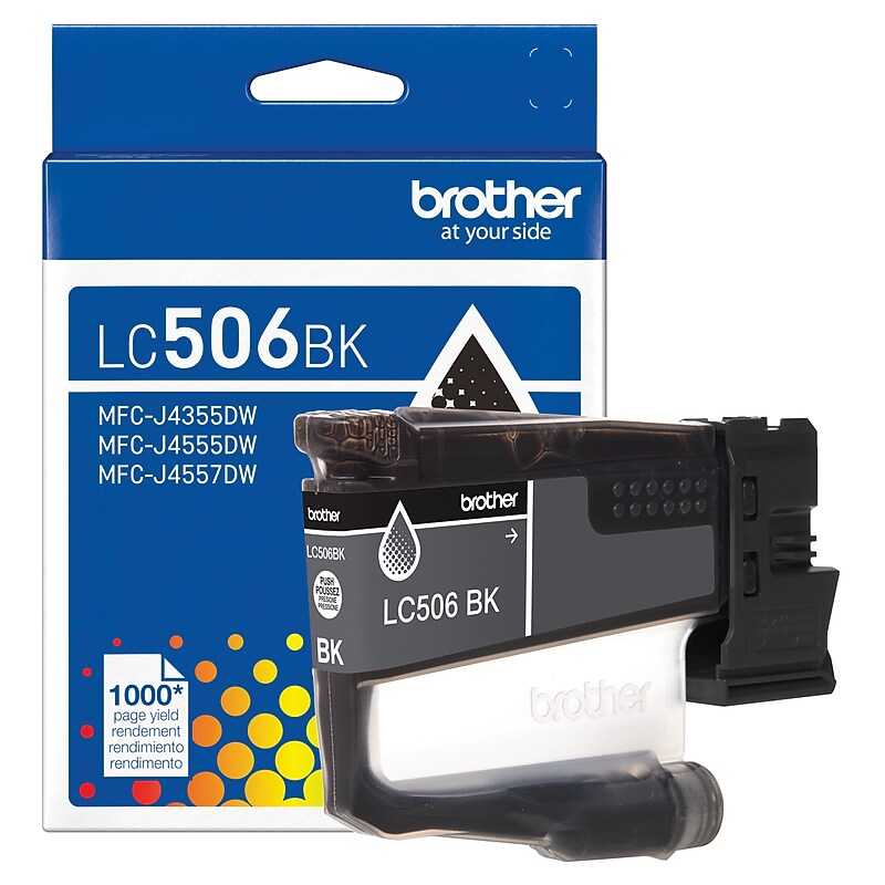 Brother LC506 Black Standard Yield Ink Cartridge (LC506BKS) image 1