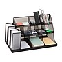 Mind Reader 14-Compartment Metal Multipurpose Countertop Organizer, Black (CMG2MESH-BLK 14)~#|#~2B2A9BEB-BFEE-4791-9E0F4B880A00C97B_sc7