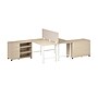 Bush Business Furniture Hustle 30"H x 60"W 2 Person Back to Back Cubicle Workstation, Natural Elm (HUS016NE)~#|#~2B2B72E9-528E-4789-94D32527F77ED7CA_sc7