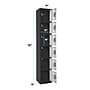 AdirOffice 72" 6-Tier Black and White Storage Locker (ADI629-206-B-W)~#|#~2B2E8343-A5AB-42AD-9B7F19E221D6401E_sc7