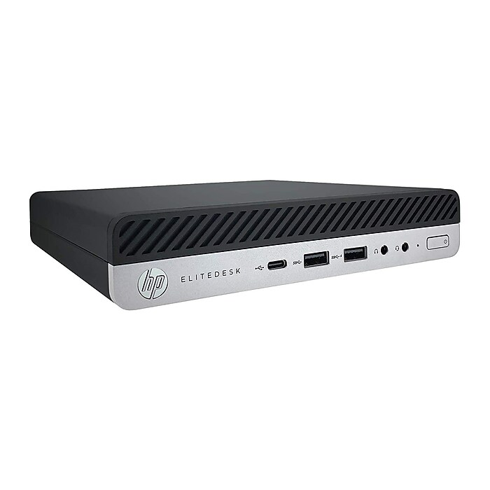 HP EliteDesk 800 G5 Mini Refurbished Desktop Computer, Intel Core