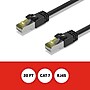 Staples TECH 20 ft. Cat 7 Ethernet Cable, Male to Male, Black (ST62462)~#|#~2B30B2ED-517F-4E05-8A09CDB64892AFC7_sc7