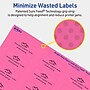 Avery Laser/Inkjet Rectangle Multipurpose Labels, 1" x 2", Bright Pink, 960/Pack (94220)~#|#~2B35ABFF-8F1D-49B1-B6F24E4DAA62C156_sc7