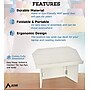 AdirOffice 19" Tabletop Lectern, White (661-05-WHI-PKG)~#|#~2B37FC7E-F551-4E85-A97406C6F37B3E14_sc7