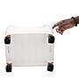 Mind Reader Plastic/Poly Mobile Kitchen Cart with Swivel Wheels, Ivory (ROLLBASK3-IVO)~#|#~2B38B33C-7744-4EB1-99B097A9A020DF61_sc7
