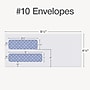 Quality Park Reveal-N-Seal Security Tinted #10 Double Window Envelope 4 1/8" x 9 1/2", White, 500/Box (1014438)~#|#~2B3C1604-0EED-4441-A6C1E88033A3805D_sc7