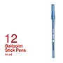 Staples Ballpoint Pen, Medium Point, 1.0mm, Blue Ink, Dozen (ST52860)~#|#~2B3CF9C7-6DB7-4F95-9D93506E09E4B80E_sc7