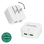 Plugable 40W Dual USB-C Wall Charger, White (PS-40C2W)~#|#~D33630EF-0FFA-4845-BD07285C59E9B840_sc7
