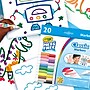Crayola Color Wonder Washable Water-Based Markers, Assorted Colors, 20/Pack (75-2857) ~#|#~2B3E2D57-893D-4B2B-9367D70E70DDBBF1_sc7