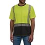 Ergodyne GloWear 8294BK High Visibility Short Sleeve Black Bottom T-Shirt, ANSI Type R Class 2, Lime, X-Large (22275)~#|#~2B4064C2-EC67-4E96-9AAB8BCF2610D3BC_sc7