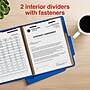 Staples 100% Recycled Heavy Duty Classification Folder, 2-Dividers, 2" Expansion, Letter Size, Dark Blue, 10/Box (ST62550)~#|#~2B41DCE9-FDC2-4B42-A23F80ADE53B93F1_sc7