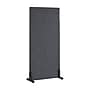 Bush Business Furniture Fabric Freestanding Privacy Panel, 72"H x 34"W, Cool Charcoal (PSP234CL-03)~#|#~2B468650-A395-4AE5-96AE18682127BAC3_sc7