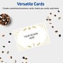 Avery Gold-White Christmas Trees Matte Blank Card, White, 20/Pack (S00-FDY)~#|#~2B5116CC-CBFA-4B11-9BCE0D3FC27849D5_sc7