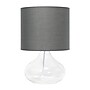 Creekwood Home Modern Glass 13.75" LED Table Lamp, Clear/Gray (CWT-1014-CG)~#|#~2B560008-693A-45AF-88A492D607991CA6_sc7