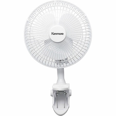 Kenmore 6″ Clip-On Fan, White (ESMKM60032WH) Sansujyuku sansujyuku.com