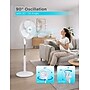 Black & Decker 16" Oscillating Pedestal Fan, 3-Speed, White (BFSR16W)~#|#~2B57802B-1CE9-493A-BCDE8B0330B9A3ED_sc7